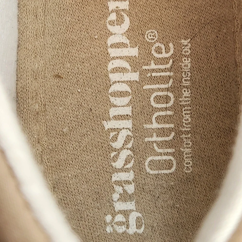 Grasshoppers Ortholite Tan Canvas Lace‎ Up Sneakers Women's Size 11 N